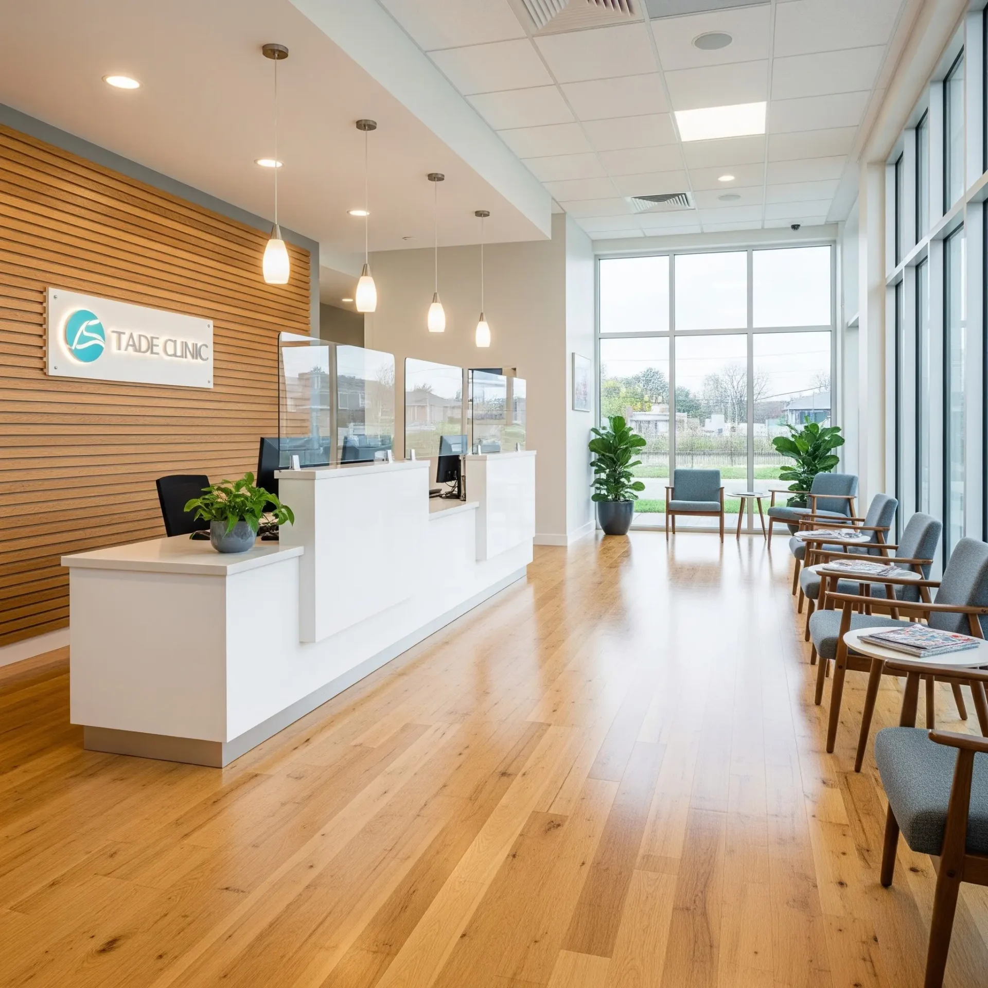 Commercial hardwood flooring