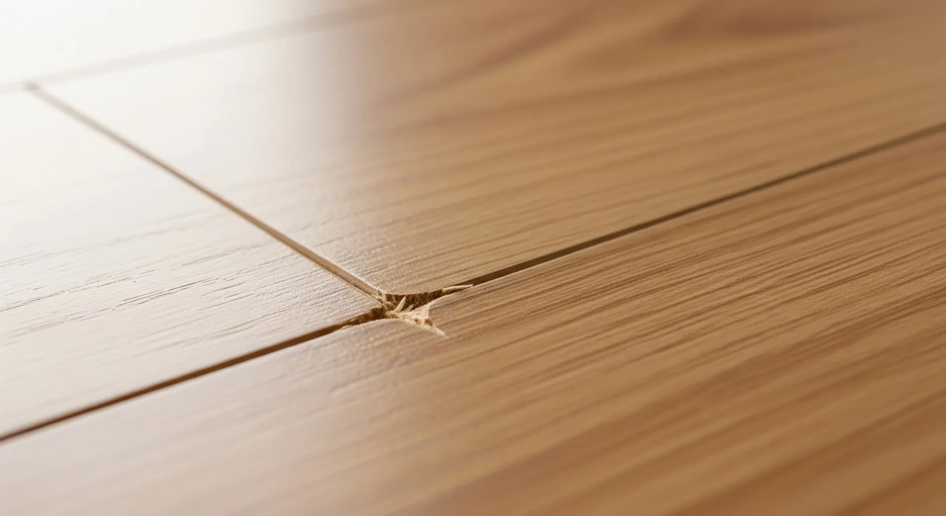 Gouge in laminate flooring
