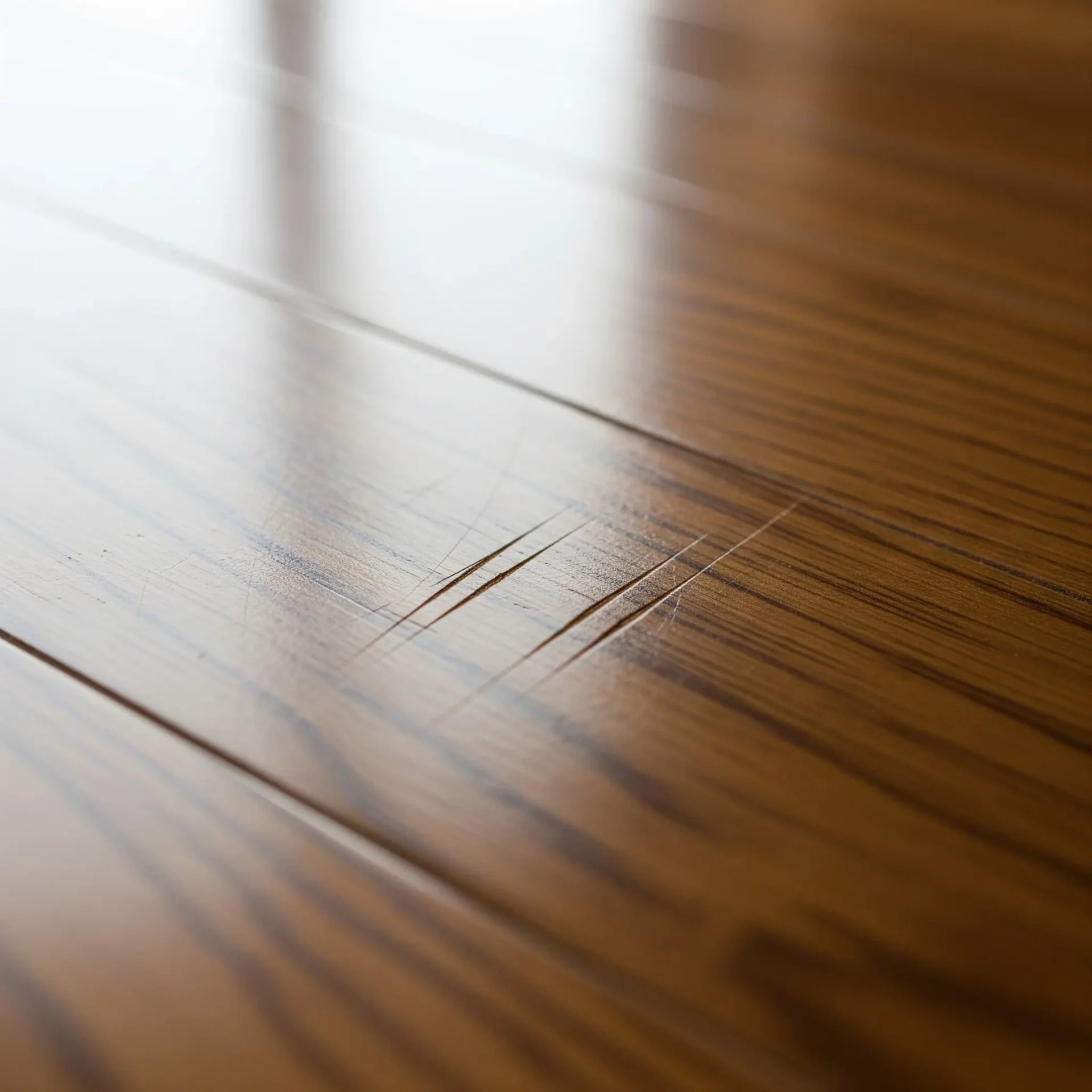 Scratches on hardwood flooring